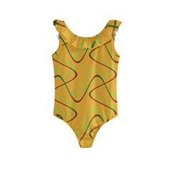 Retro Fun 821a Kids  Frill Swimsuit by PatternFactory