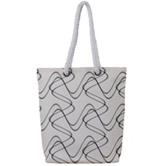 Retro Fun 821d Full Print Rope Handle Tote (small) by PatternFactory