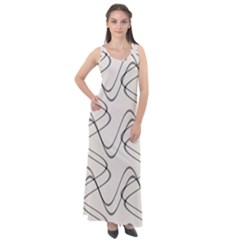 Retro Fun 821d Sleeveless Velour Maxi Dress by PatternFactory