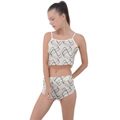 Retro Fun 821d Summer Cropped Co-ord Set by PatternFactory