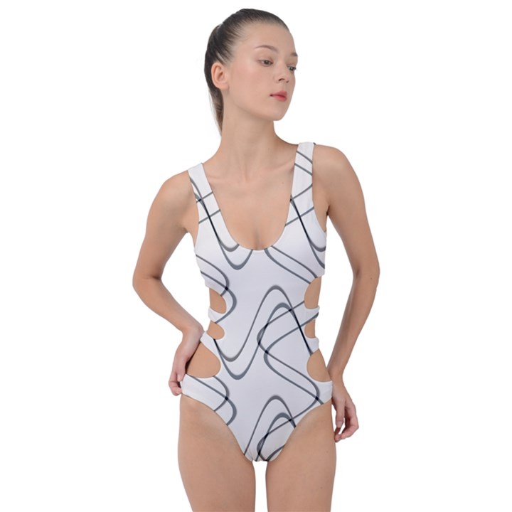 Retro Fun 821d Side Cut Out Swimsuit