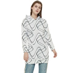 Retro Fun 821d Women s Long Oversized Pullover Hoodie