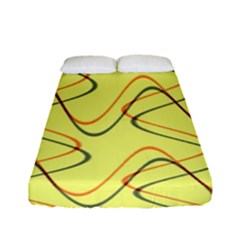 Retro Fun 821c Fitted Sheet (full/ Double Size) by PatternFactory