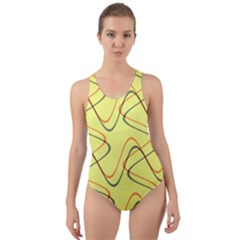 Retro Fun 821c Cut-out Back One Piece Swimsuit by PatternFactory