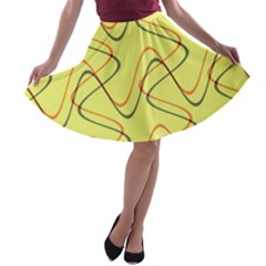 Retro Fun 821c A-line Skater Skirt by PatternFactory