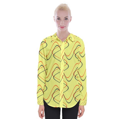 Retro Fun 821c Womens Long Sleeve Shirt by PatternFactory