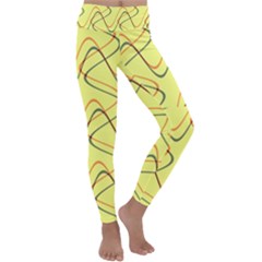 Retro Fun 821c Kids  Lightweight Velour Classic Yoga Leggings by PatternFactory