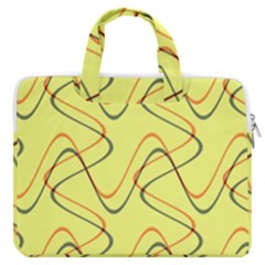 Retro Fun 821c Macbook Pro Double Pocket Laptop Bag by PatternFactory