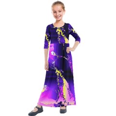 Garth Kids  Quarter Sleeve Maxi Dress by MRNStudios