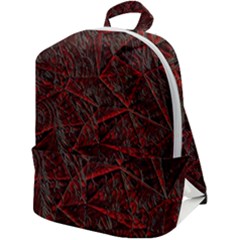 Henna And Geometry Zip Up Backpack by MRNStudios