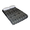 Abstract Silver Ornate Decorative Pattern Fitted Sheet (Full/ Double Size) View2