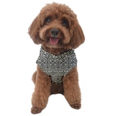 Abstract Silver Ornate Decorative Pattern Dog Sweater by dflcprintsclothing