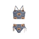 Pumpkin Pattern Girls  Tankini Swimsuit View1