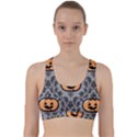 Pumpkin Pattern Back Weave Sports Bra View1