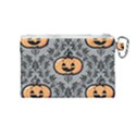 Pumpkin Pattern Canvas Cosmetic Bag (Medium) View2