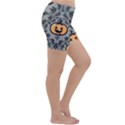 Pumpkin Pattern Lightweight Velour Yoga Shorts View3