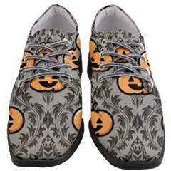 Pumpkin Pattern Women Heeled Oxford Shoes by NerdySparkleGoth