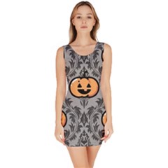 Pumpkin Pattern Bodycon Dress by NerdySparkleGoth