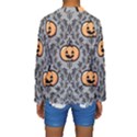 Pumpkin Pattern Kids  Long Sleeve Swimwear View2