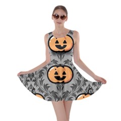 Pumpkin Pattern Skater Dress by NerdySparkleGoth