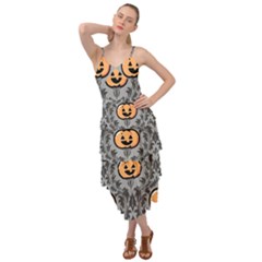 Pumpkin Pattern Layered Bottom Dress by NerdySparkleGoth