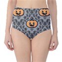 Pumpkin Pattern Classic High-Waist Bikini Bottoms View1