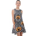 Pumpkin Pattern Frill Swing Dress View1