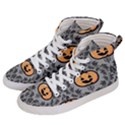 Pumpkin Pattern Men s Hi-Top Skate Sneakers View2