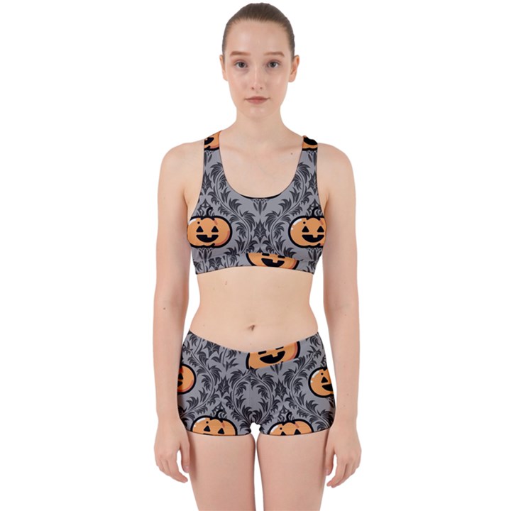 Pumpkin Pattern Work It Out Gym Set