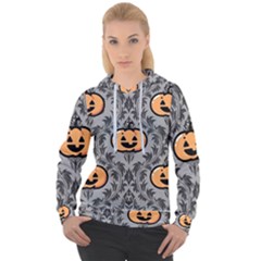 Pumpkin Pattern Women s Overhead Hoodie by NerdySparkleGoth