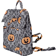 Pumpkin Pattern Buckle Everyday Backpack by NerdySparkleGoth