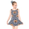 Pumpkin Pattern Kids  Skater Dress Swimsuit View1