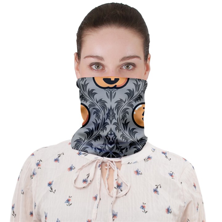 Pumpkin Pattern Face Covering Bandana (Adult)