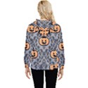 Pumpkin Pattern Women s Lightweight Drawstring Hoodie View4