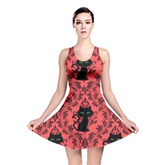 Cat Pattern Reversible Skater Dress by NerdySparkleGoth