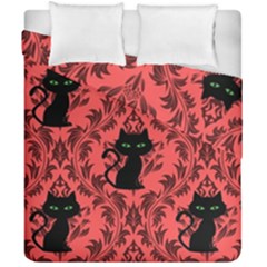 Cat Pattern Duvet Cover Double Side (california King Size) by NerdySparkleGoth