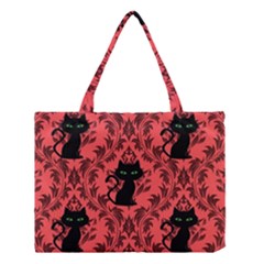 Cat Pattern Medium Tote Bag by NerdySparkleGoth