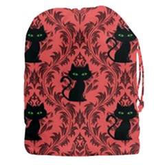 Cat Pattern Drawstring Pouch (3xl) by NerdySparkleGoth