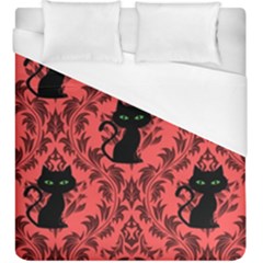 Cat Pattern Duvet Cover (king Size) by NerdySparkleGoth