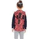 Cat Pattern Kids  Hooded Puffer Vest View2