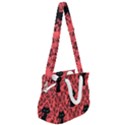 Cat Pattern Rope Handles Shoulder Strap Bag View2