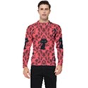 Cat Pattern Men s Long Sleeve Rash Guard View1