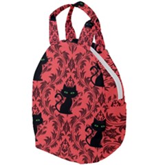 Cat Pattern Travel Backpacks by NerdySparkleGoth