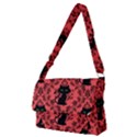 Cat Pattern Full Print Messenger Bag (M) View1