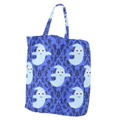 Ghost Pattern Giant Grocery Tote by NerdySparkleGoth