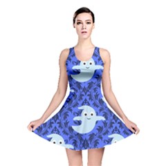 Ghost Pattern Reversible Skater Dress by NerdySparkleGoth