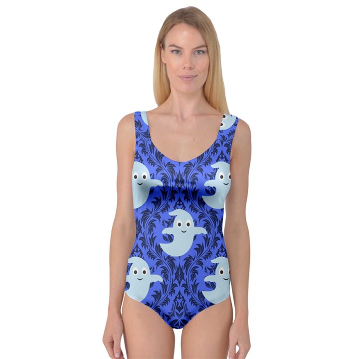 Ghost Pattern Princess Tank Leotard 