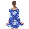 Ghost Pattern Long Sleeve Skater Dress View2