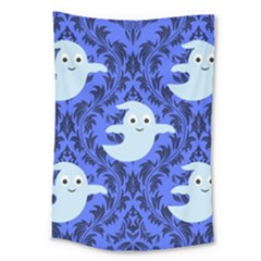 Ghost Pattern Large Tapestry by NerdySparkleGoth