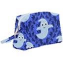 Ghost Pattern Wristlet Pouch Bag (Large) View1